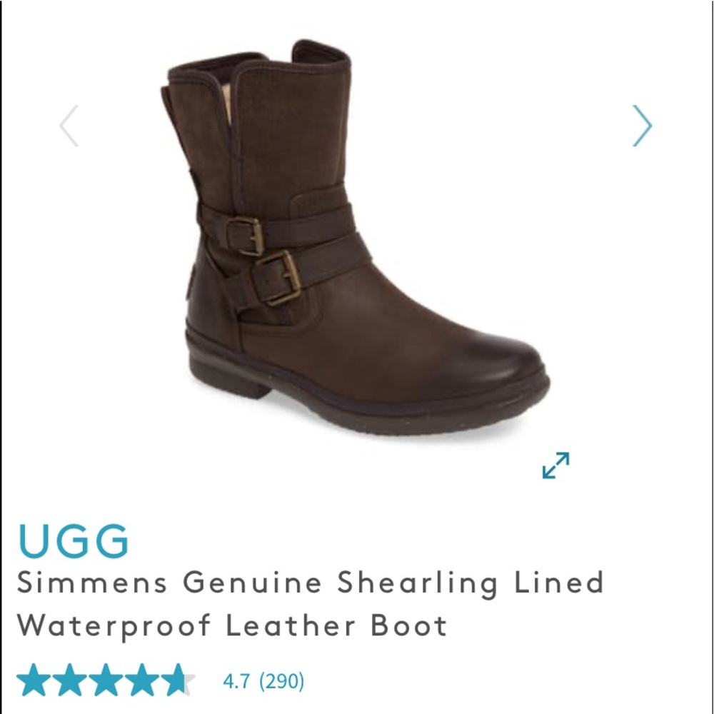 Ugg Simmens Motorcycle Waterproof Boot